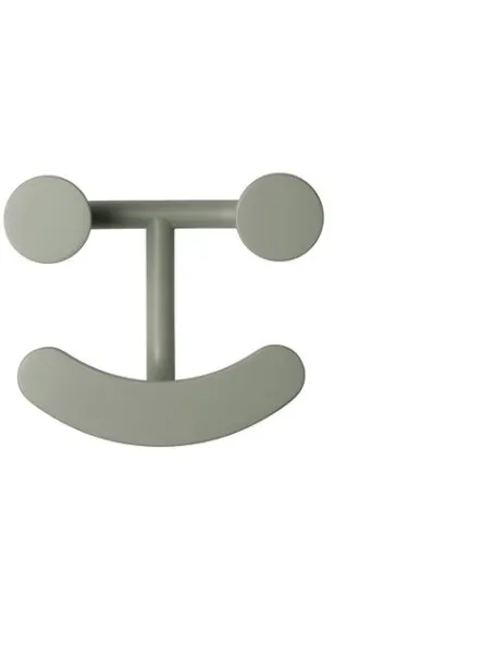 Fritz Hansen Happy Hook Appendino Verde-Grigio