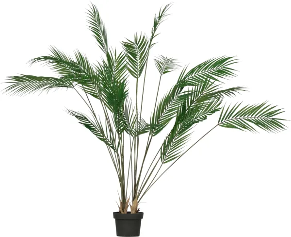 Palma, Pianta artificiale, verde, H110x75x75 cm