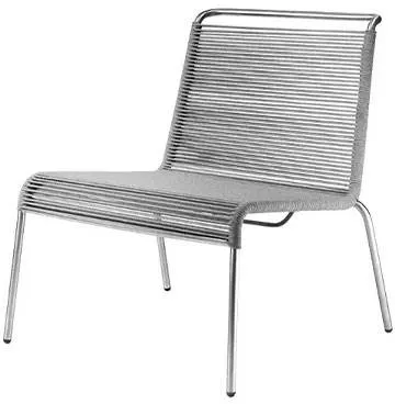 FDB Møbler M20L Teglgård sedia lounge con corde