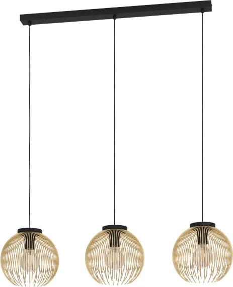 EGLO Venezuela Tavolo lungo 3Xe27 L935 Oro