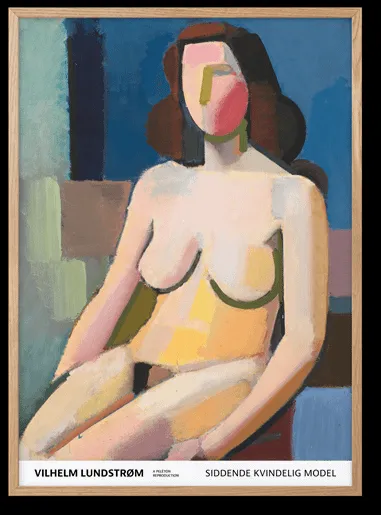 Peléton Modello Femminile Seduto, 1942 Poster 70x100
