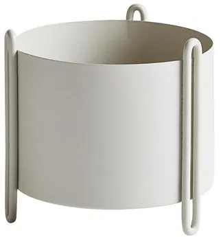 Woud Pidestall Vaso per Piante Piccolo Grigio