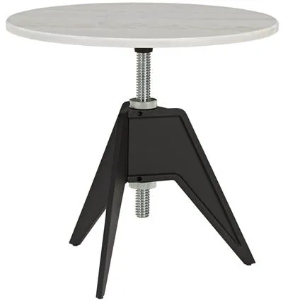 Tavolino Tom Dixon Screw Ø60 Bianco