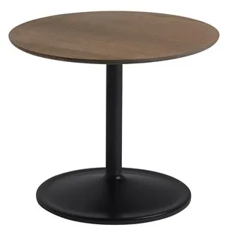 Muuto Soft Tavolino in Rovere Fumato/Nero Ø48 H40