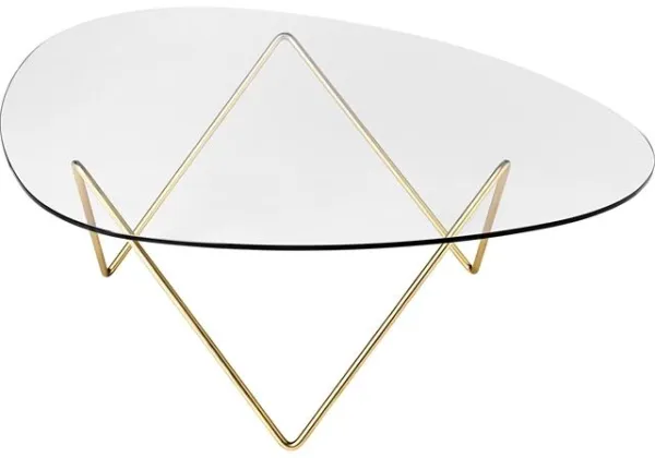 GUBI Pedrera Tavolino in Ottone