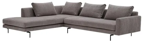 Wendelbo Edge V2 Divano modulare 12+34 Soft 3/Nero