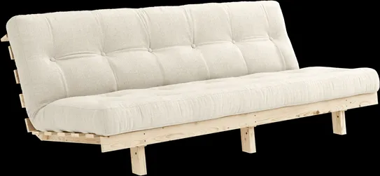 Karup Design Lean Divano letto con materasso Alpha 130x200 Lino/Raw