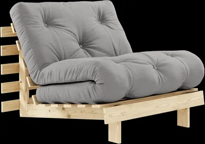 Karup Design Roots Divano Letto Con Materasso 90x200 746 Grigio/Pino