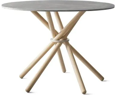 Eberhart Hector 105 Tavolo da Pranzo Cemento Chiaro/Rovere Chiaro