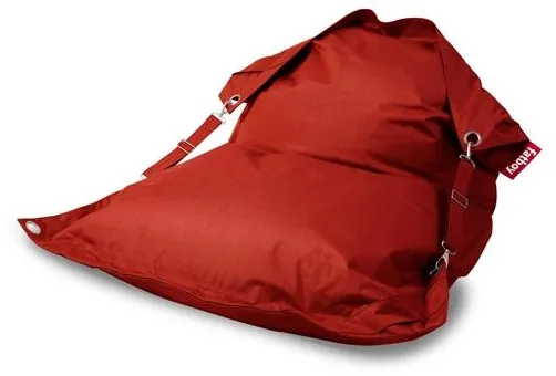 Poltrona a sacco da esterno Fatboy Buggle-up Rossa